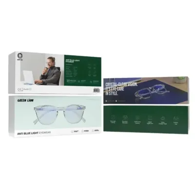 Антибликовые очки Green Lion Anti Blue Light Eyewear белый