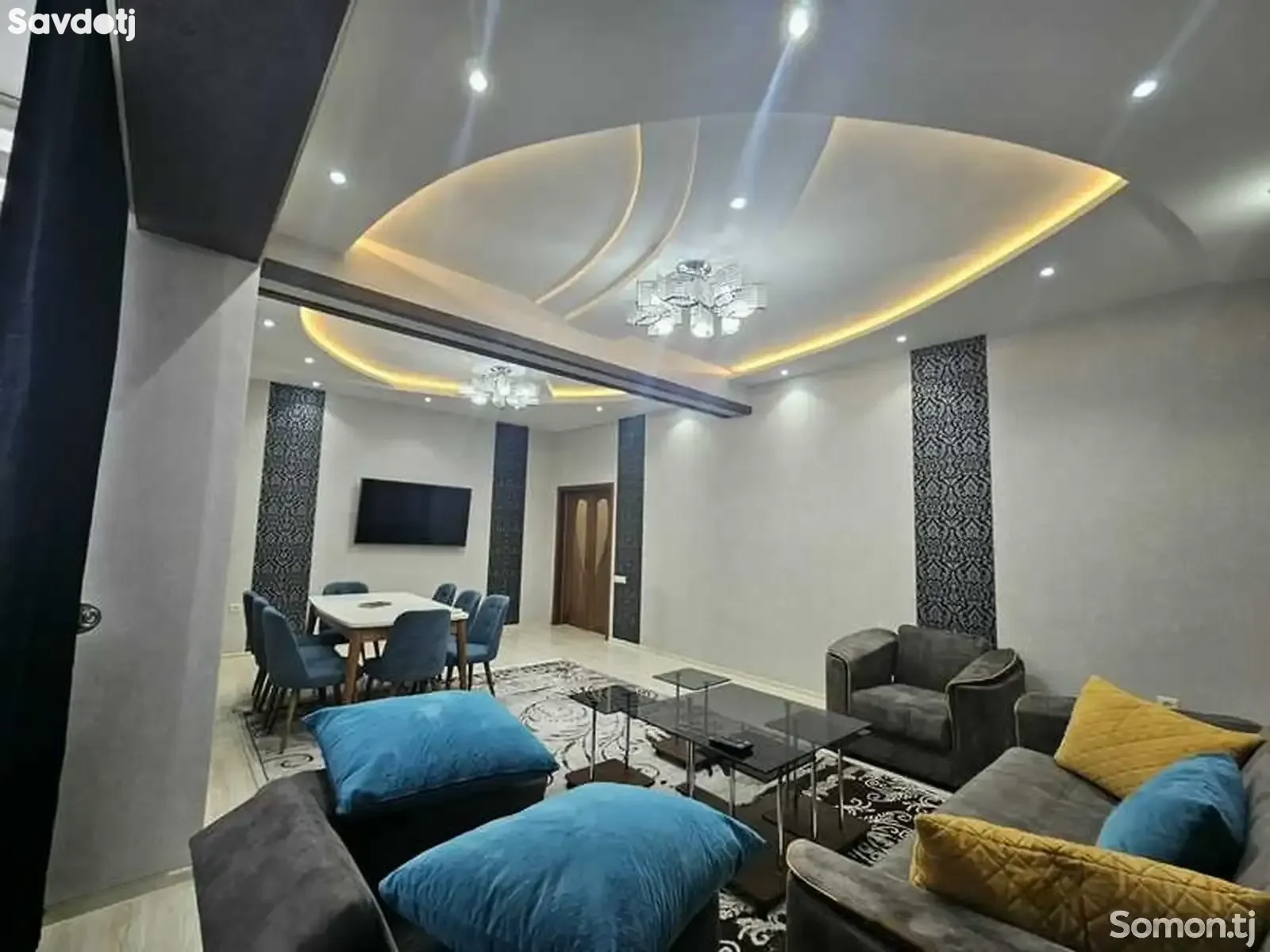 3-комн. квартира, 7 этаж, 125м², Цум, дом-арка, Исмоили Сомони