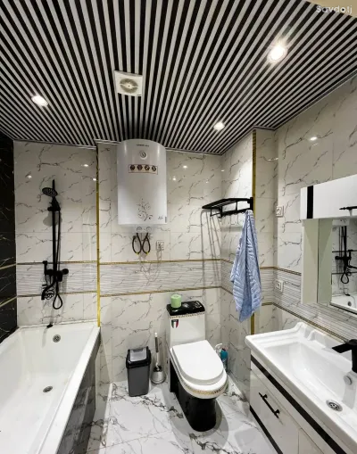3-комн. квартира, 18 этаж, 105 м², И.Сомони Пайкари дом печать