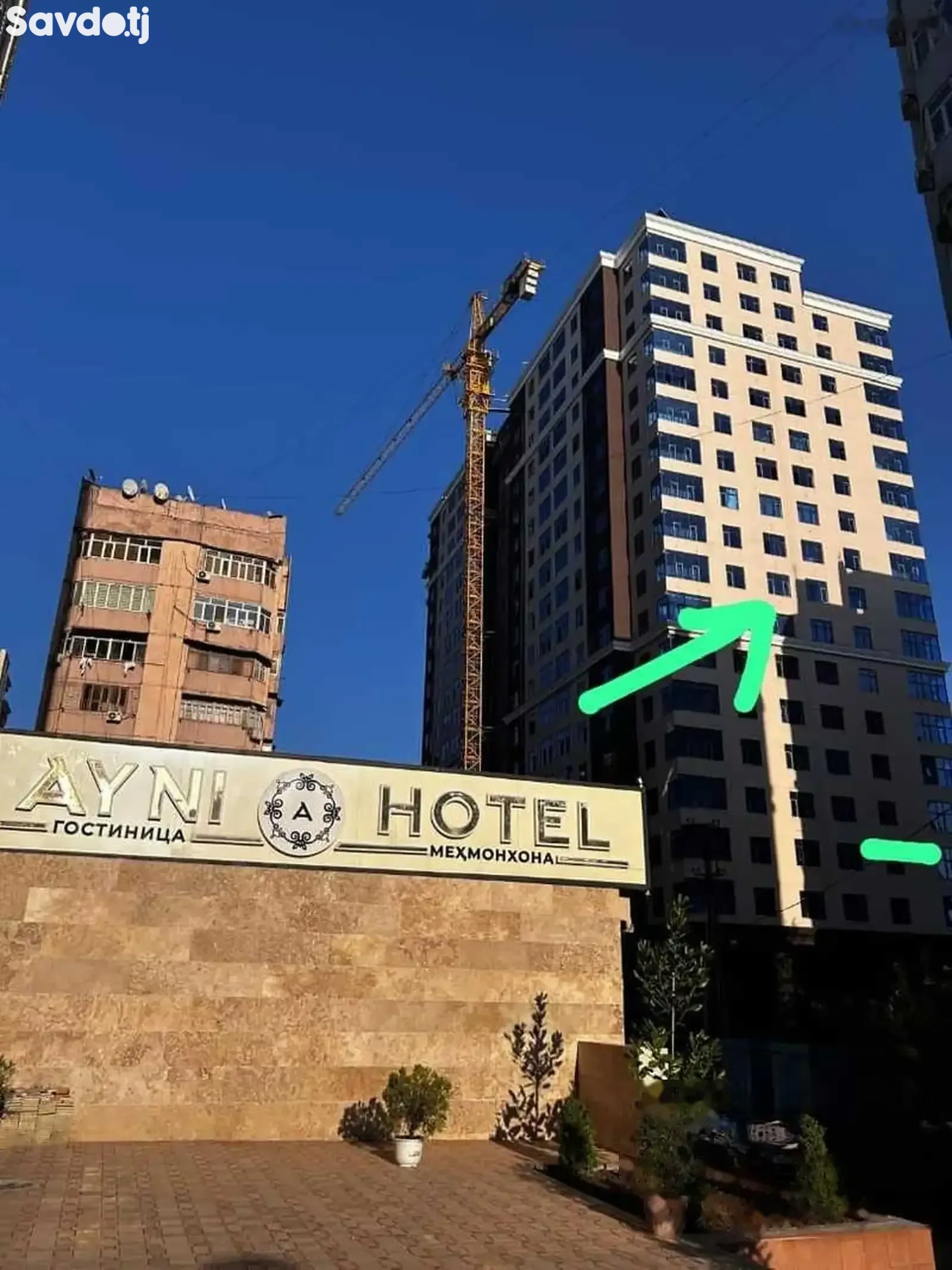 2-комн. квартира, 9 этаж, 55м², Шоҳмансур, Айни, Чордома