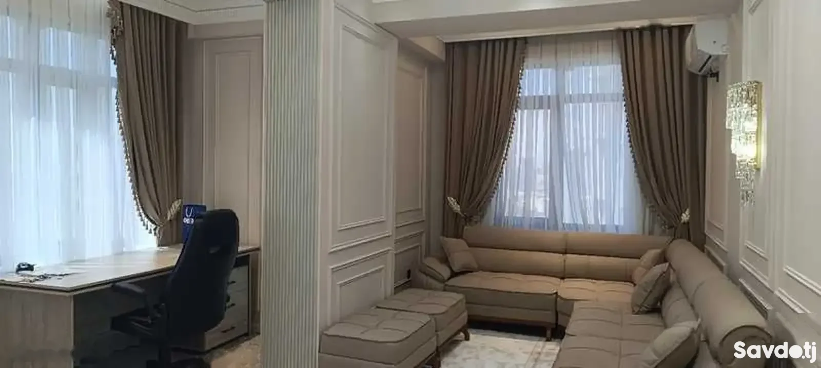 3-комн. квартира, 9 этаж, 87м², назди Танка, роҳи нав