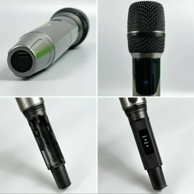 Микрофон для караоке ZQS-1M501 18650 Lithium 3.7V — миниатюра 9