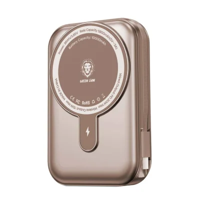 Повербанк Green Lion Monaco Grip Power Bank 10000mAh Desert Titanium