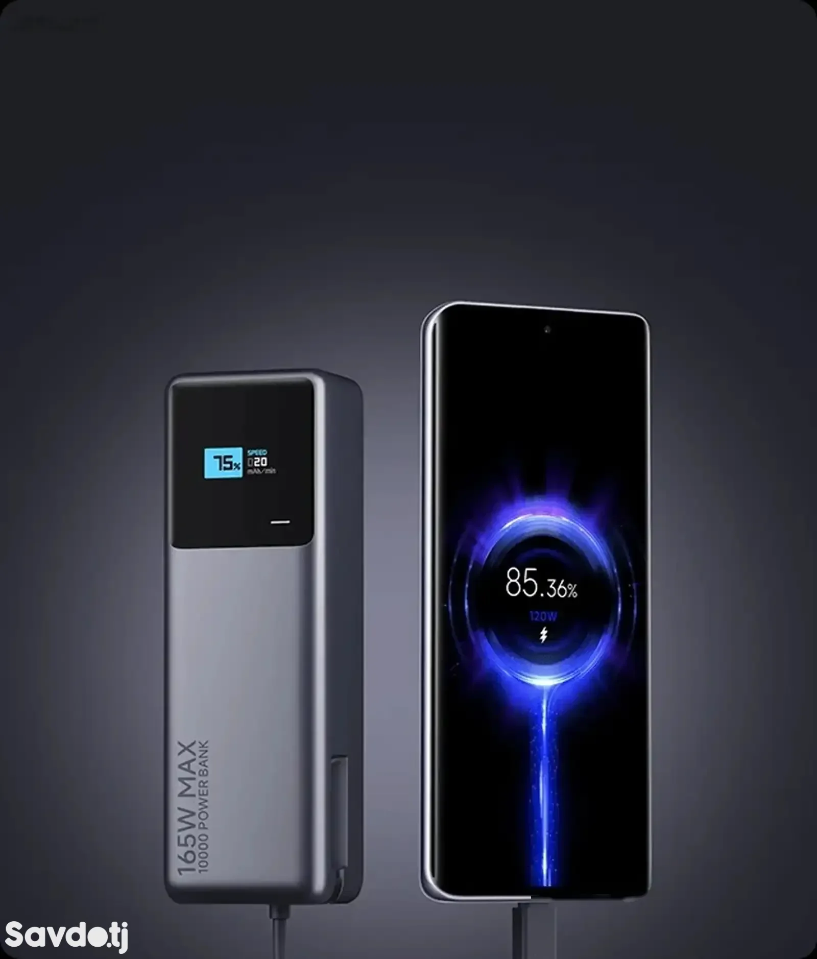 Повербанк Хiaomi 165W Power Bank 10000mAh