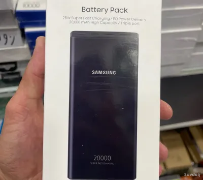 Портативный аккумулятор 20000 mAh Samsung 25w