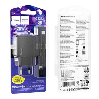 Зарядное устройство Hoco CS25A для Type-C