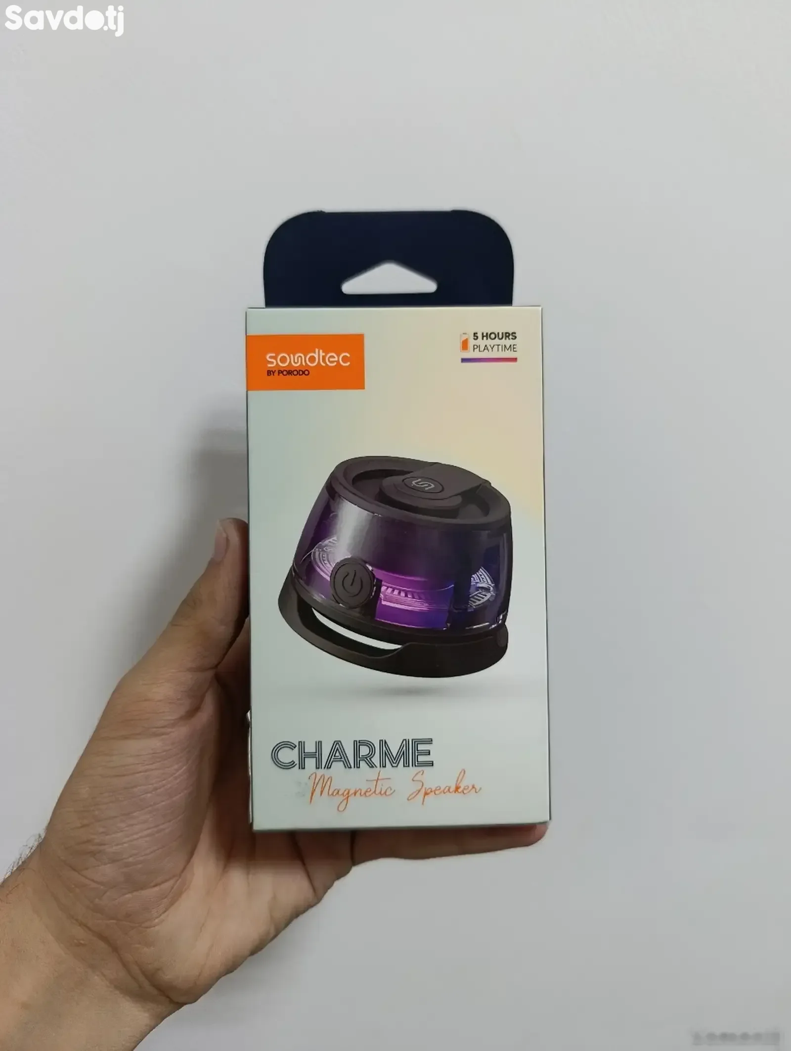 Магнитная колонка Porodo Soundtec Charme 3W с RGB-подсветкой