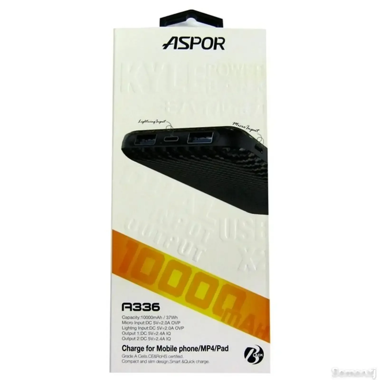 Внешний аккумулятор Aspor Q389