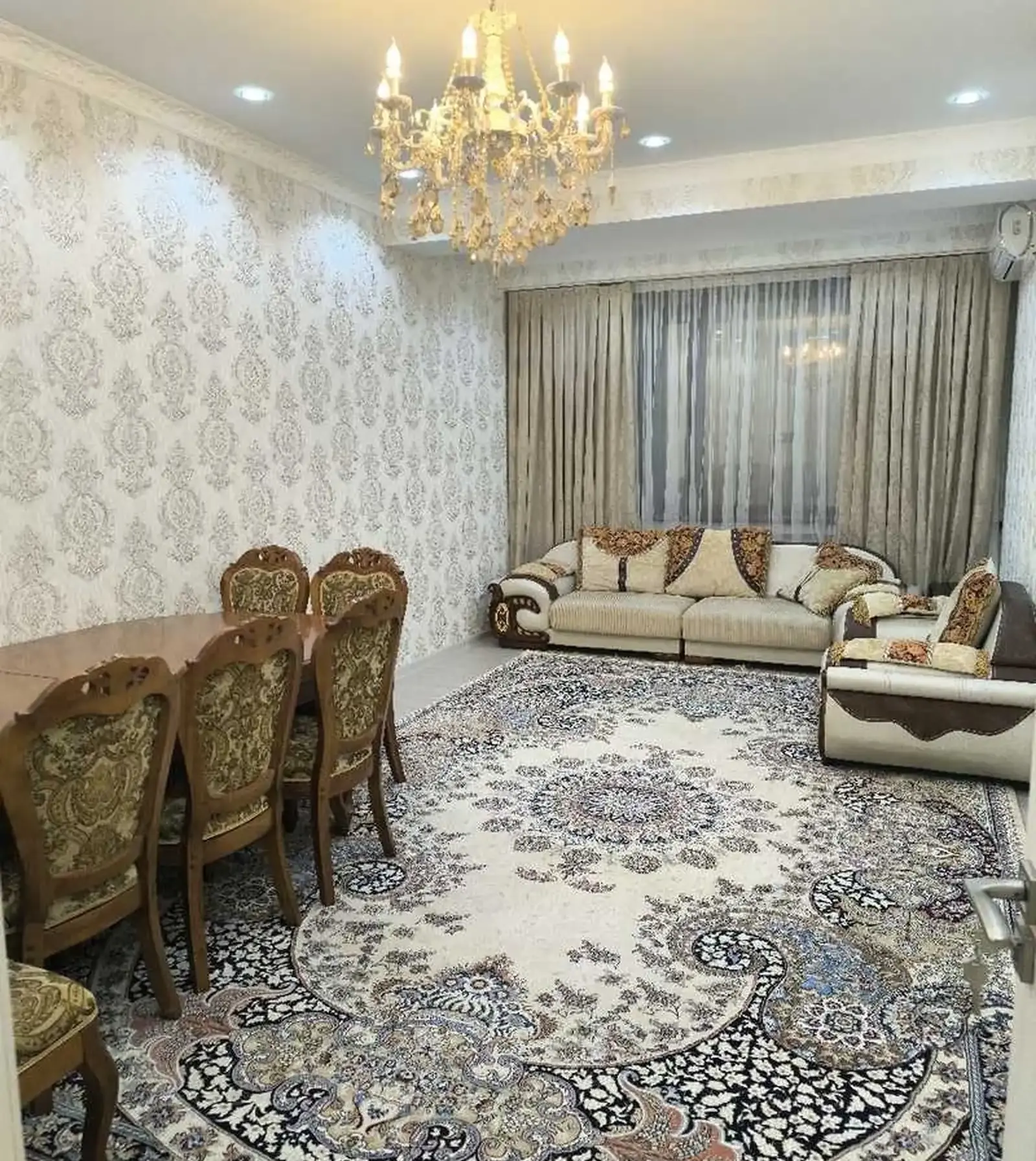 2-комн. квартира, 6 этаж, 90м², Исмоили Сомони Спартак