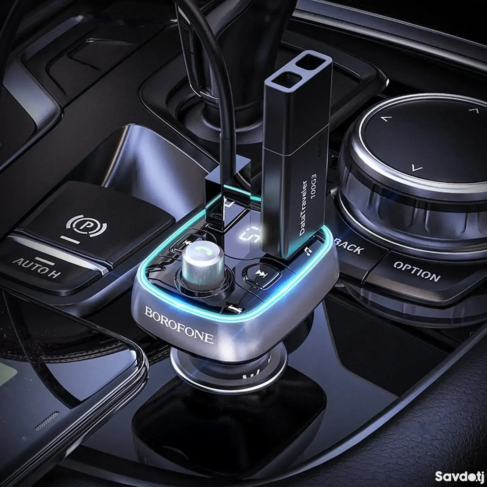 Автомобильный FM модулятор Bluetooth Borofone BC
