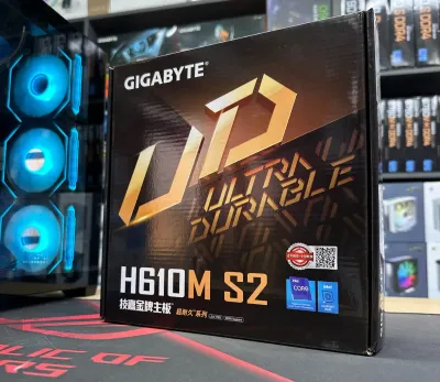 Процессор Intel Core i3-12100F + Материнская плата Gigabyte H610M S2 DDR5