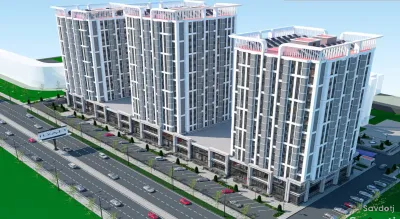 3-комн. квартира, 15 этаж, 101 м², Зарнисор