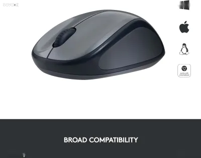 Беспроводная мышь Logitech M235 Wireless Mouse 1000 DPI Graphite