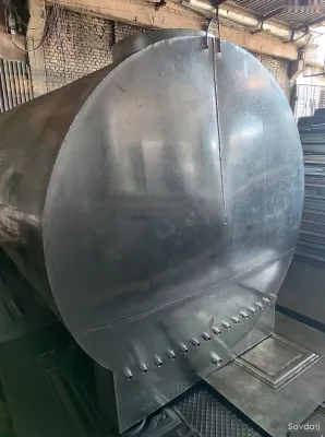 Бочка из оцинкованный стали 10000л.