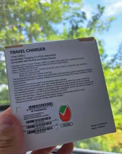 Зарядное устройство 45W PD Power Adapter Samsung
