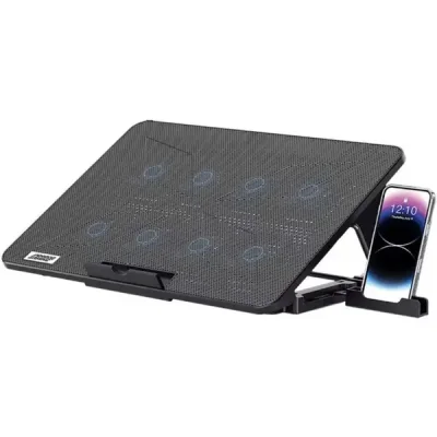 Подставка кулер для ноутбука Porodo Gaming Laptop Cooling Pad  With Phone Holder