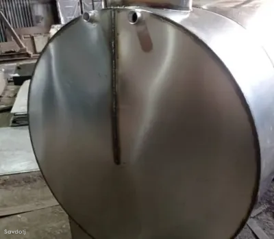 Бочка из оцинкованной стали 1000л