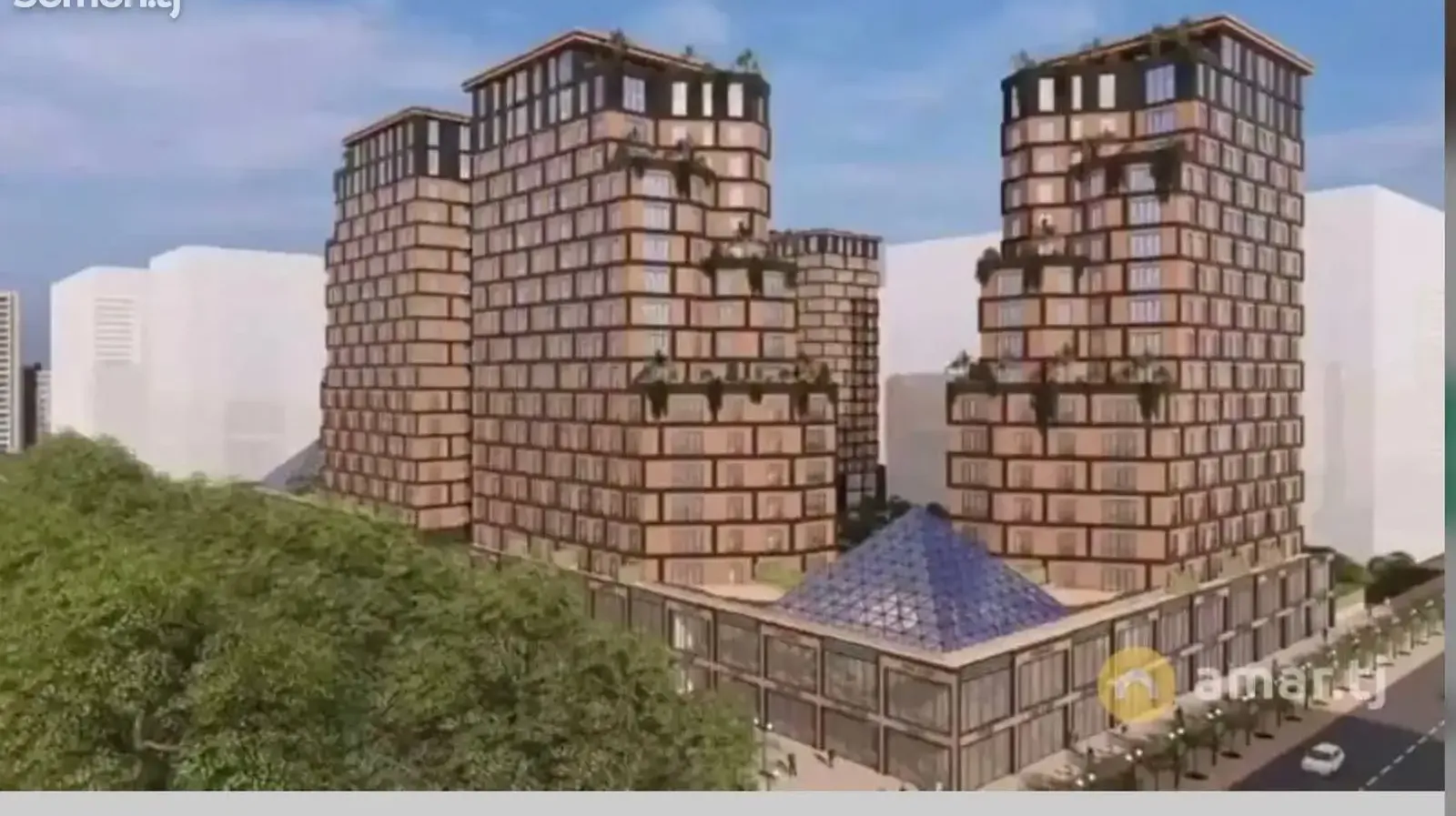 3-комн. квартира, 14 этаж, 130 м², Шохмансур, Мактаби 20, Роддом 2