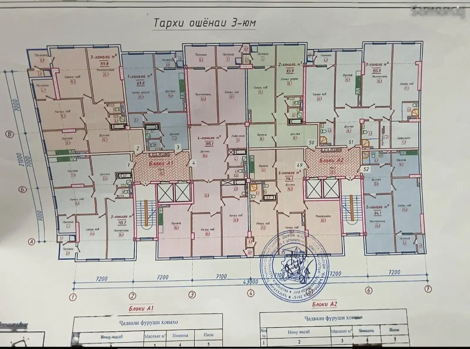 3-комн. квартира, 8 этаж, 114 м², Проспект Рудаки, сельхозинститут