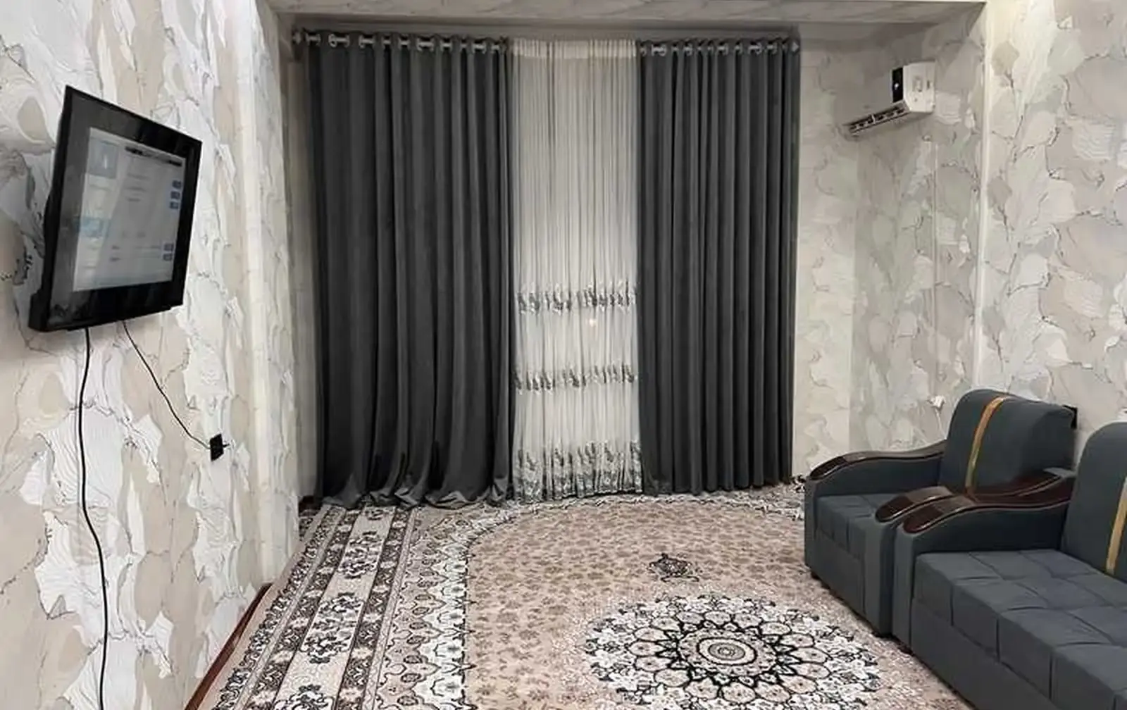 3-комн. квартира, 2 этаж, 100м², ашан