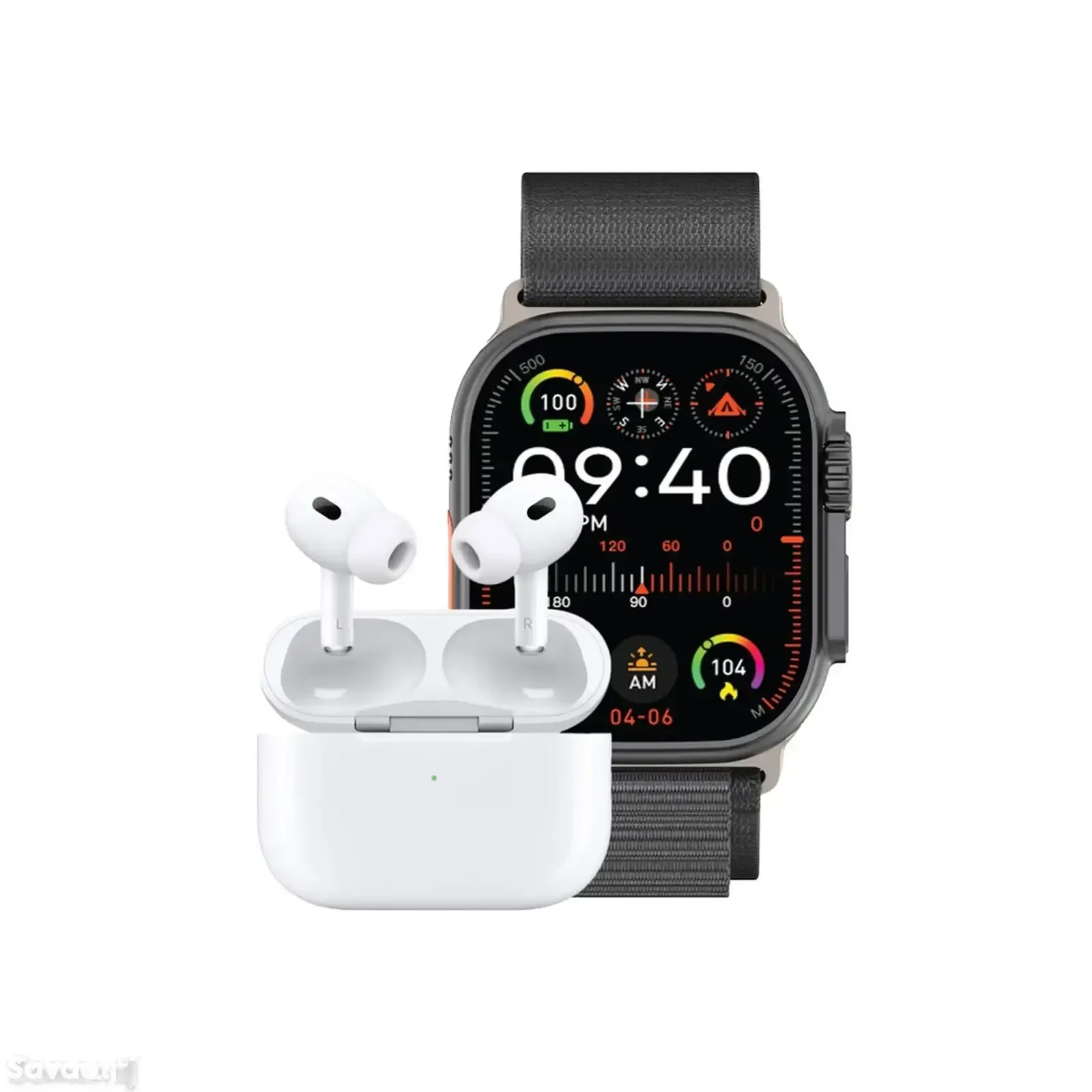 Умные часы + наушники Green Lion Active Duo Earbuds Pro2 + Ultra Active