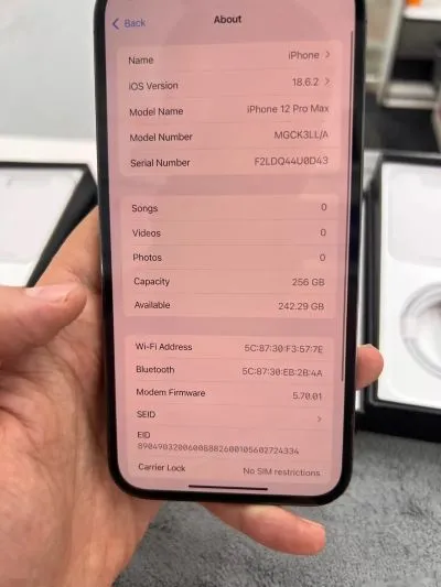 Apple iPhone 12 Pro Max, 128 gb, Pacific Blue — миниатюра 4