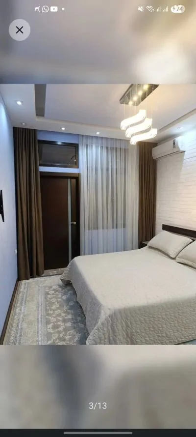 2-комн. квартира, 9 этаж, 74м², Исмоили Сомони
