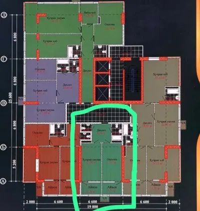 1-комн. квартира, 11 этаж, 50 м², И Сомонӣ