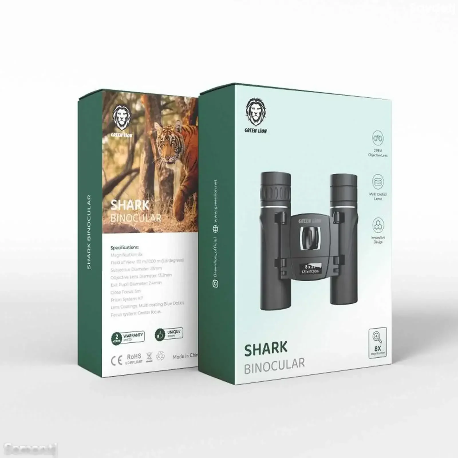 Бинокль Green Lion Shark Binocular 8x21 Magnification