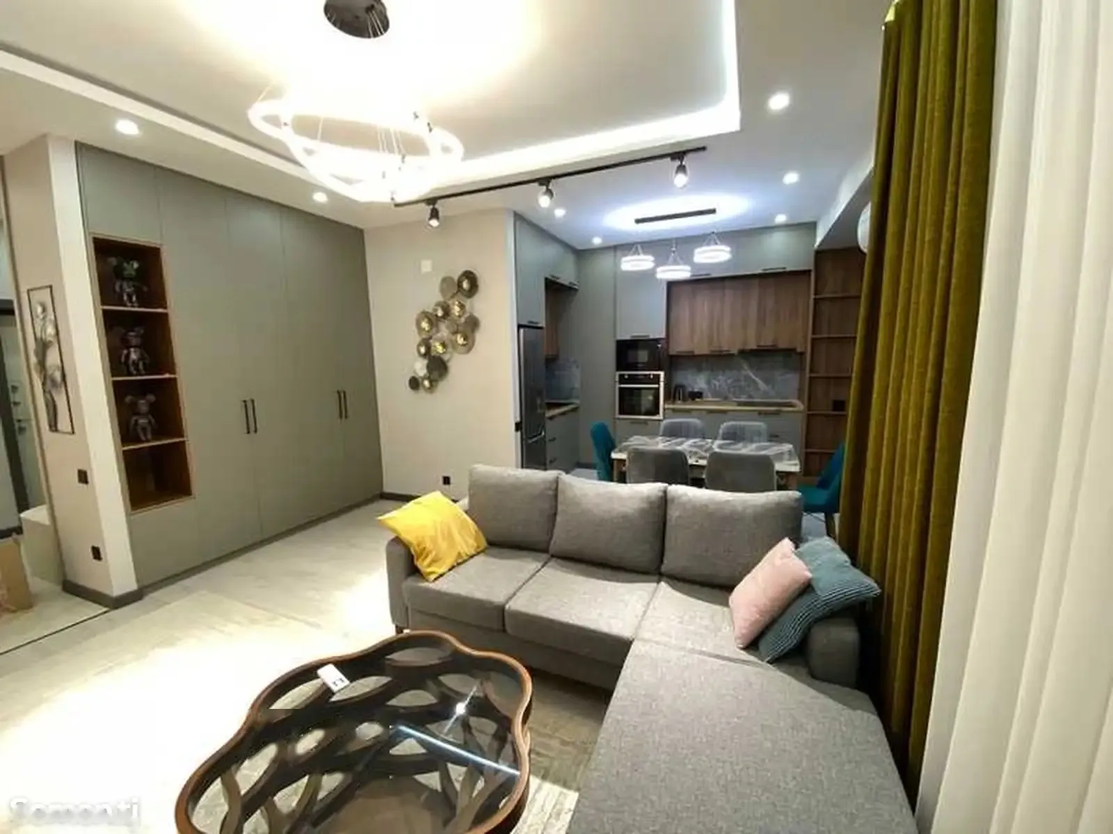 3-комн. квартира, 16 этаж, 80м², Бустон Сити