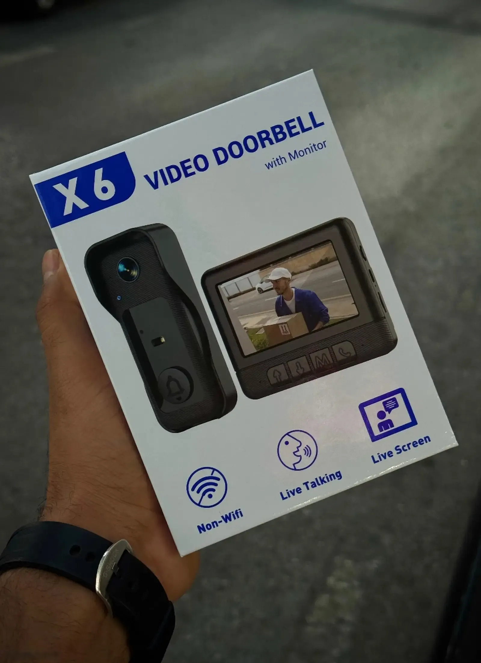 Дверный звонок Video Doorbell With Monitor X