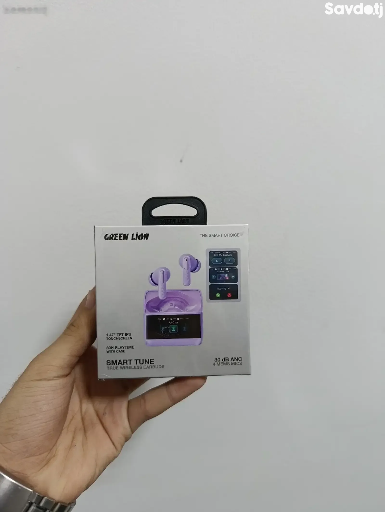 Беспроводные наушники Green Lion Smart Tune True ANC фиолетовый