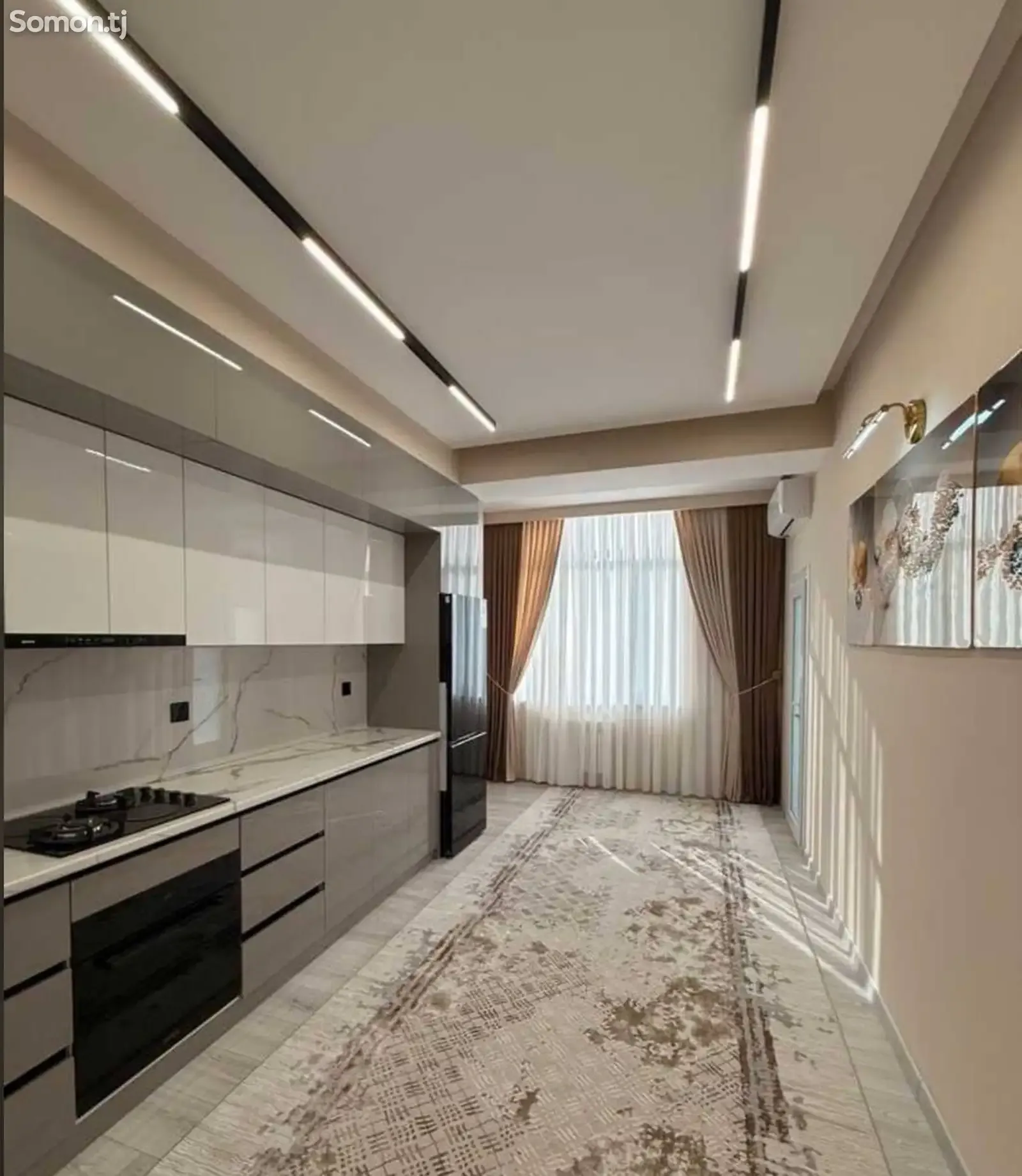 2-комн. квартира, 4 этаж, 76 м², Исмоили Сомони - ЖК Води Вахш