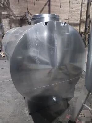 Оцинкованная бочка 3000л.