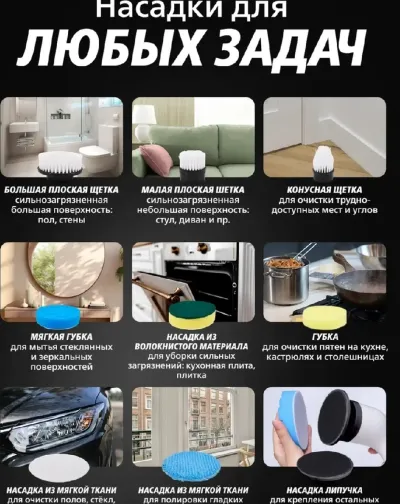 Электрическая щетка для уборки