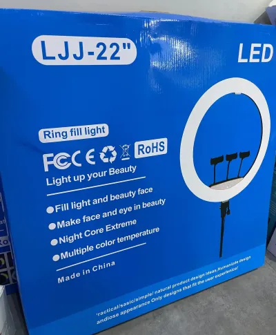 Кольцевая селфи-лампа 56 см LED Soft Ring Light RL-22