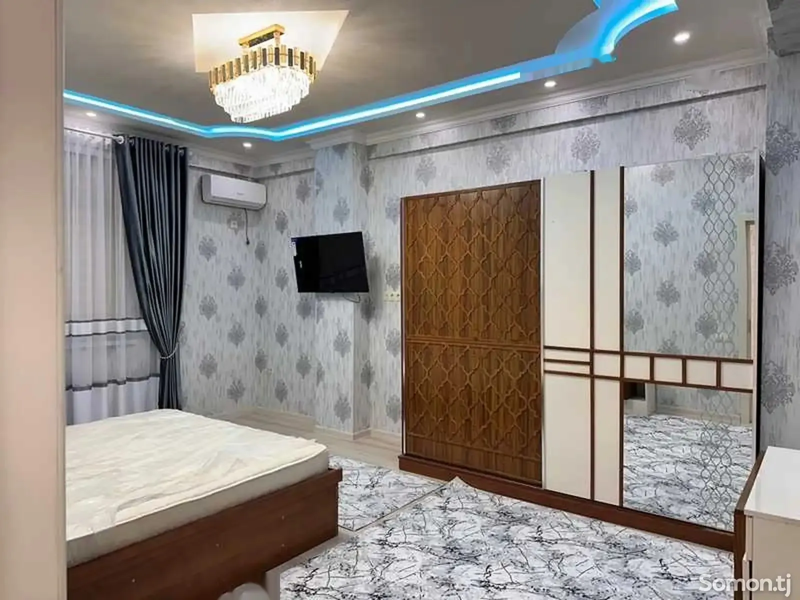 2-комн. квартира, 9 этаж, 80м², И.Сомони, бозори Мехргон
