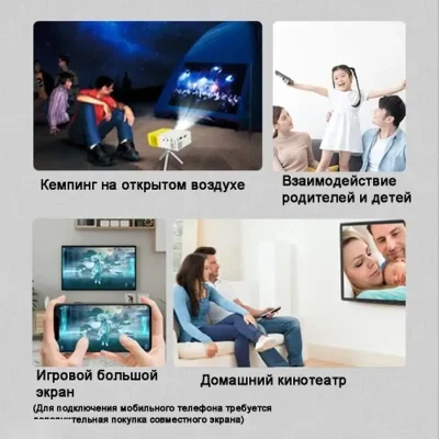 Проектор 4RkeF3TW, 1LCD, желтый