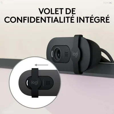 Веб-камера Logitech Brio 100 Full HD 1080p с микрофоном Graphite