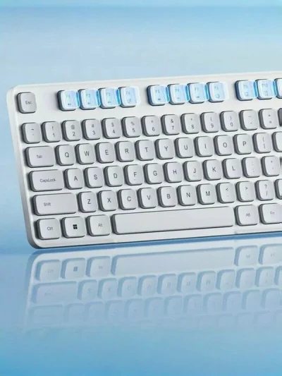 Комплект клавиатура + мышь Xiaomi Mi Wireless Keyboard WXJS03YM, белый