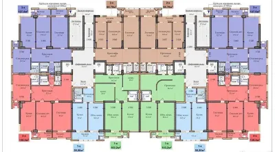 3-комн. квартира, 15 этаж, 128 м², Стадион Спартак