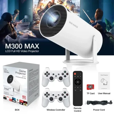 Портативный проектор и игровая приставка M300 Max