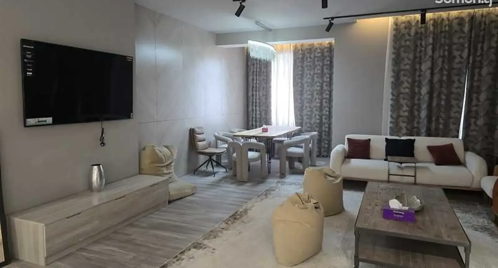2-комн. квартира, 5 этаж, 102м², Ашан доми Хонаи ман