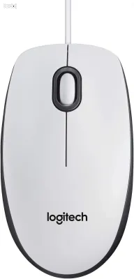 Проводная мышь Logitech M100 USB 1000 DPI White