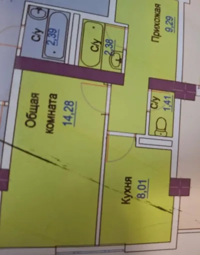 1-комн. квартира, 12 этаж, 35 м², 91мкр