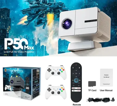 Смарт проектор и игровая приставка smart projector p50 max