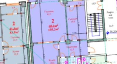 2-комн. квартира, 4 этаж, 105 м², Сомони