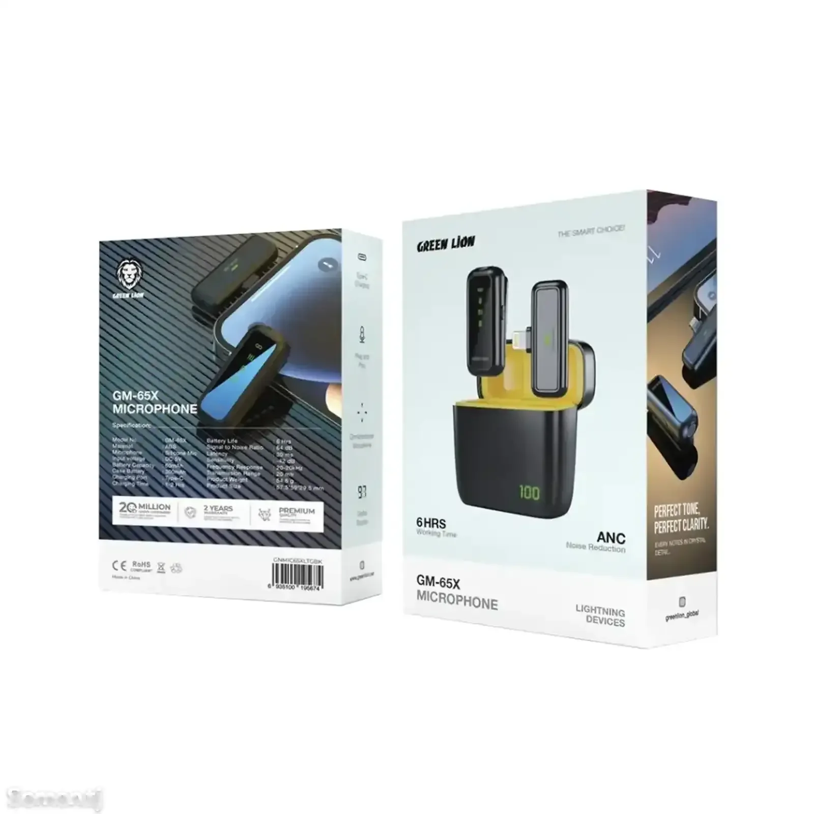 Петличный микрофон Green Lion 65X Microphone for Type C черный