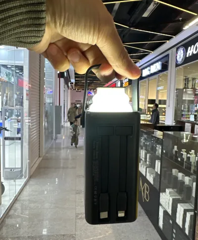 Внешний аккумулятор с фонариком Mars Powerbank 20000 mah