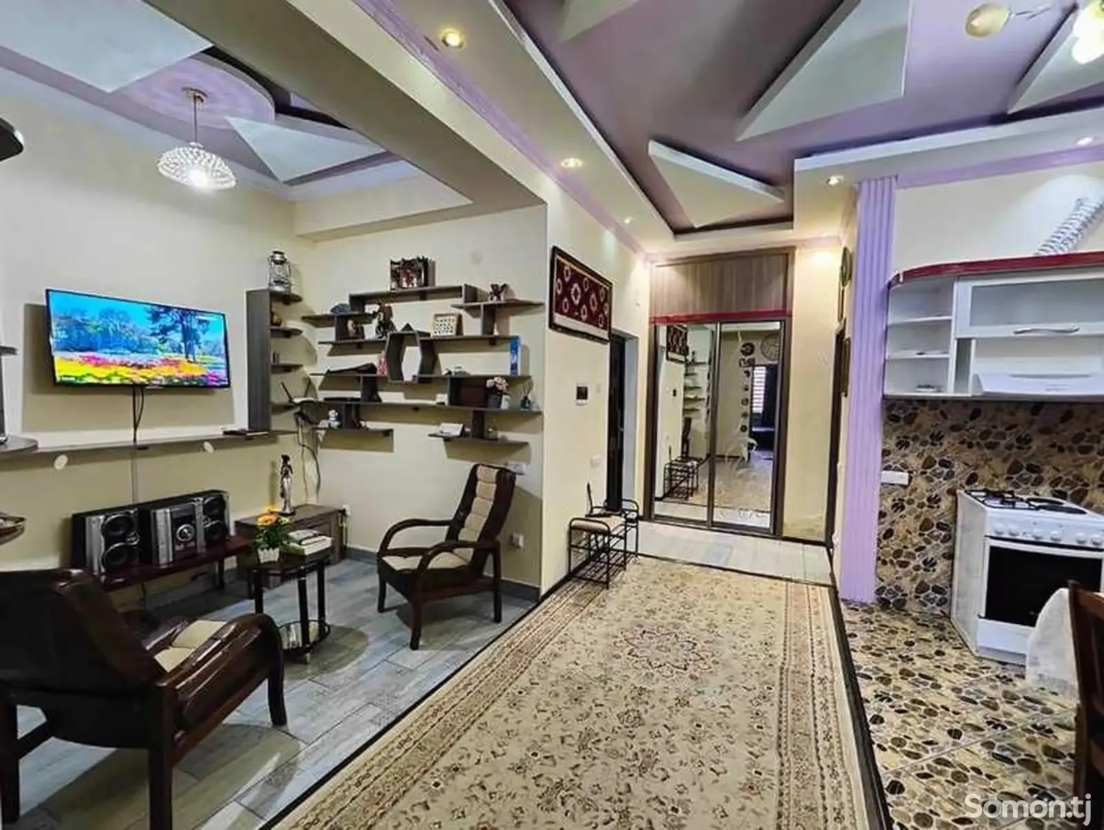 2-комн. квартира, 5 этаж, 80м², напротив Посольстваи Туркия